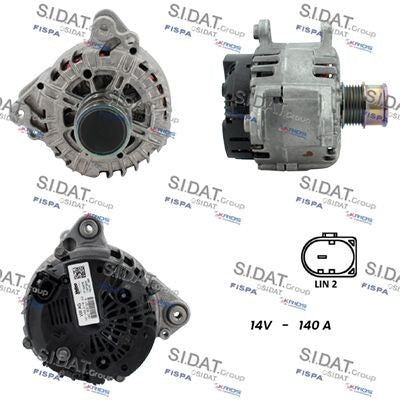 ALTERNATORE 12V 140A AUDI A1/A3 VOLKSWAGEN GOLF VII 1.0/1.2/1.4 TSI