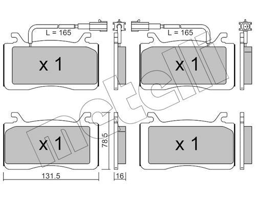 Pastiglie Freno ALFA ROMEO Stelvio (949) : 2.0 AWD2.0 T2.2 D2.2 D, AWD2.2 TD