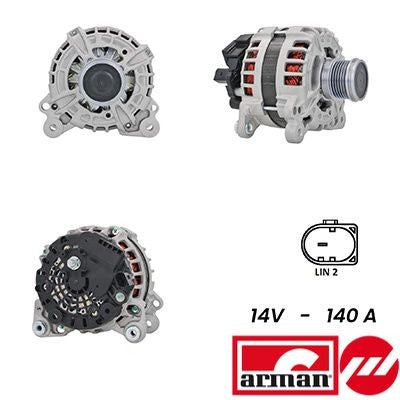 ALTERNATORE 12V 140A AUDI Q2/VOLKSWAGEN GOLF VII 1.6TDI