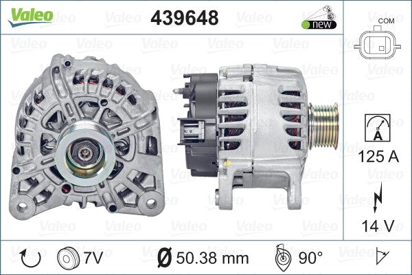 ALTERNATORE III Coupa (DZ0/1_)2.0 TCe (DZ1N)